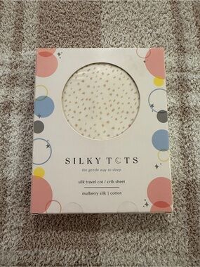 Silky Tots Silk Mini Crib/Play Yard Sheet